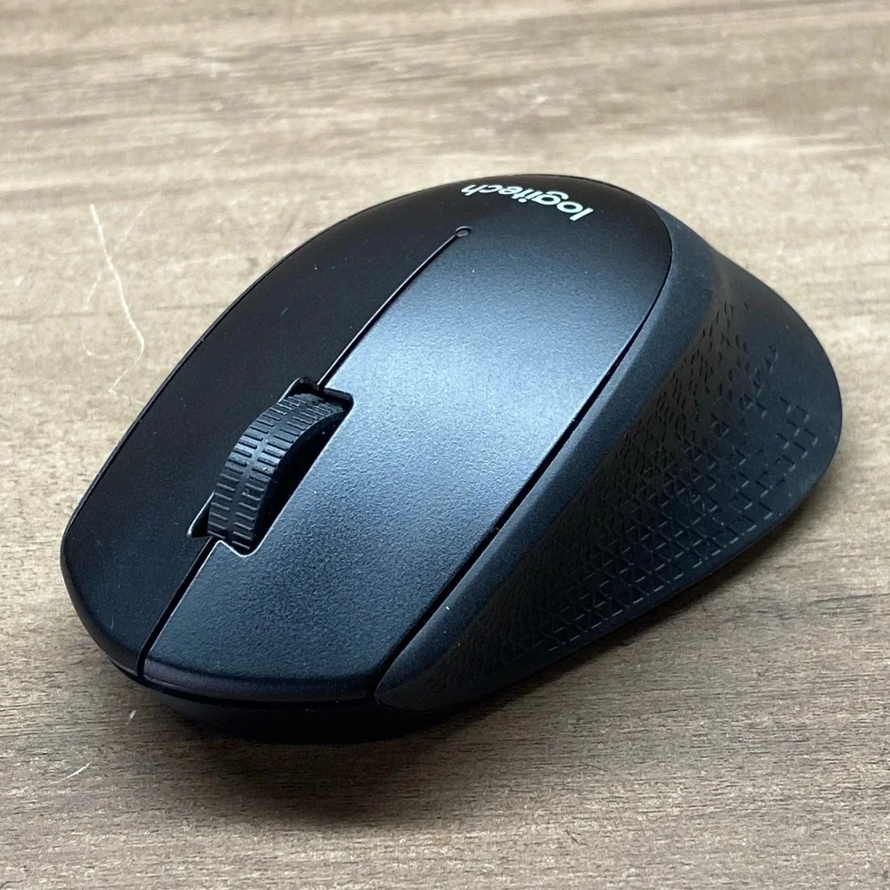 Logitech M330 Silent Plus Wireless Mouse Black w/ USB Receiver Dongle 910-004905